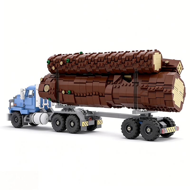 333PCS MOC Large Variety Logs  - Kids Education Login recension och pris