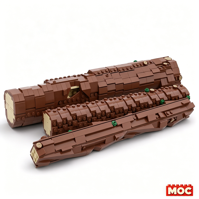 333PCS MOC Large Variety Logs  - Kids Education Login recension och pris
