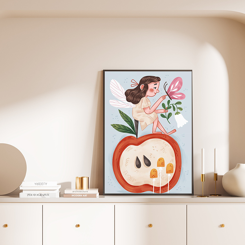 Floral Alphabet Education Kid  - Kids No Education recension och pris