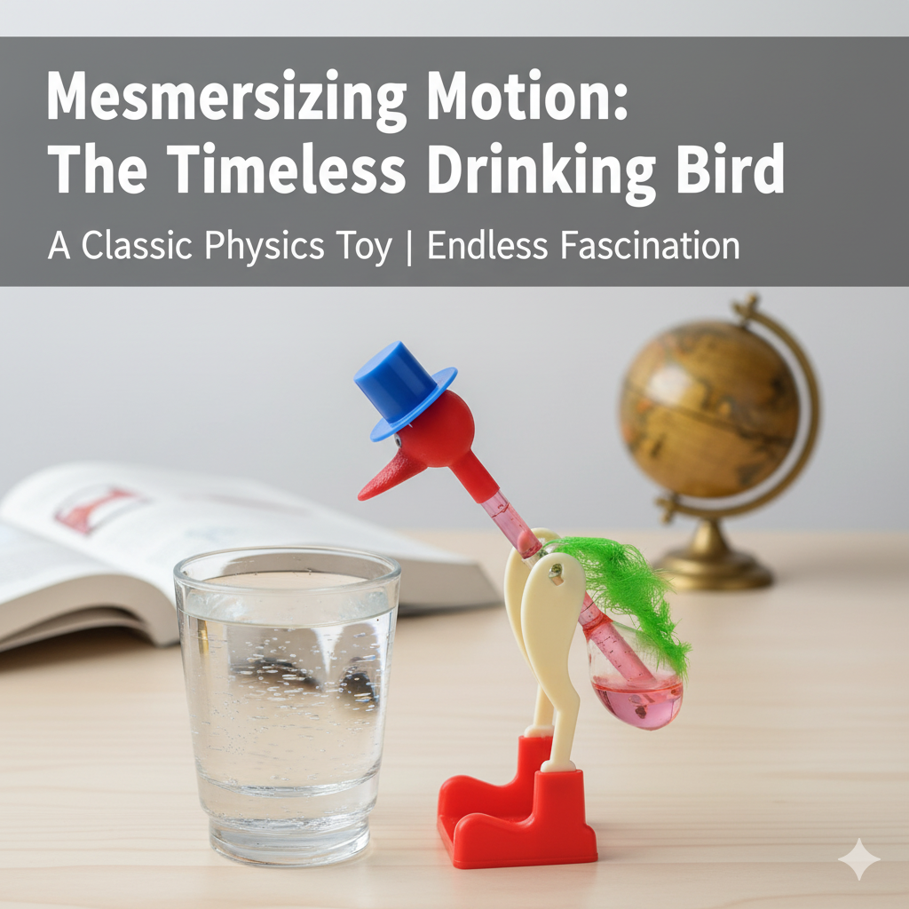 Drinking Bird Toy Automatic Bo - Kids Education Desk recension och pris