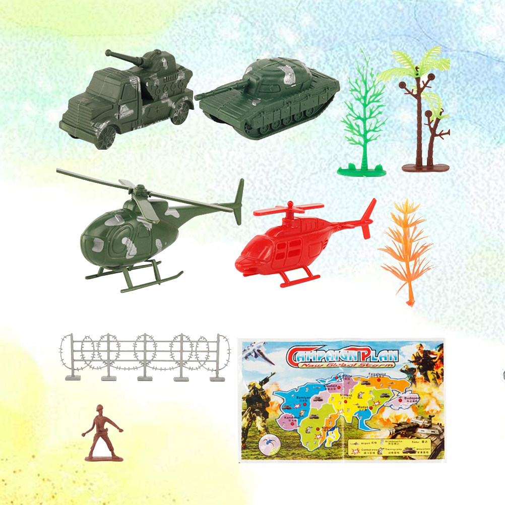61Pcs Military Sand Table Set  - Kids Education Table recension och pris