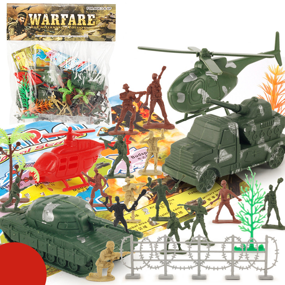 61Pcs Military Sand Table Set  - Kids Education Table recension och pris