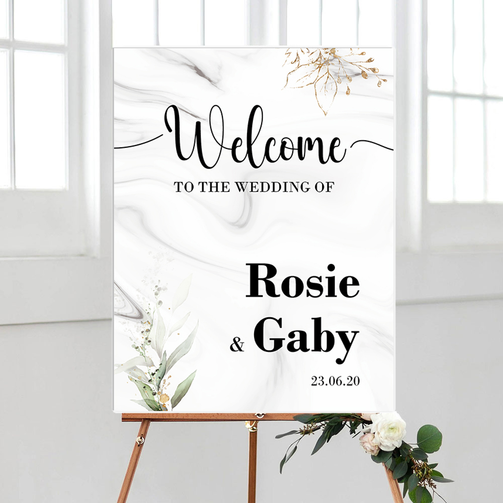 Custom Wedding Welcome Sign Cu - Number Puzzle Foam recension och pris