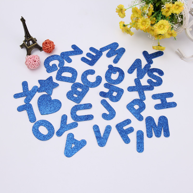 Cartoon Glittering effect diy  - Number Puzzle Foam recension och pris
