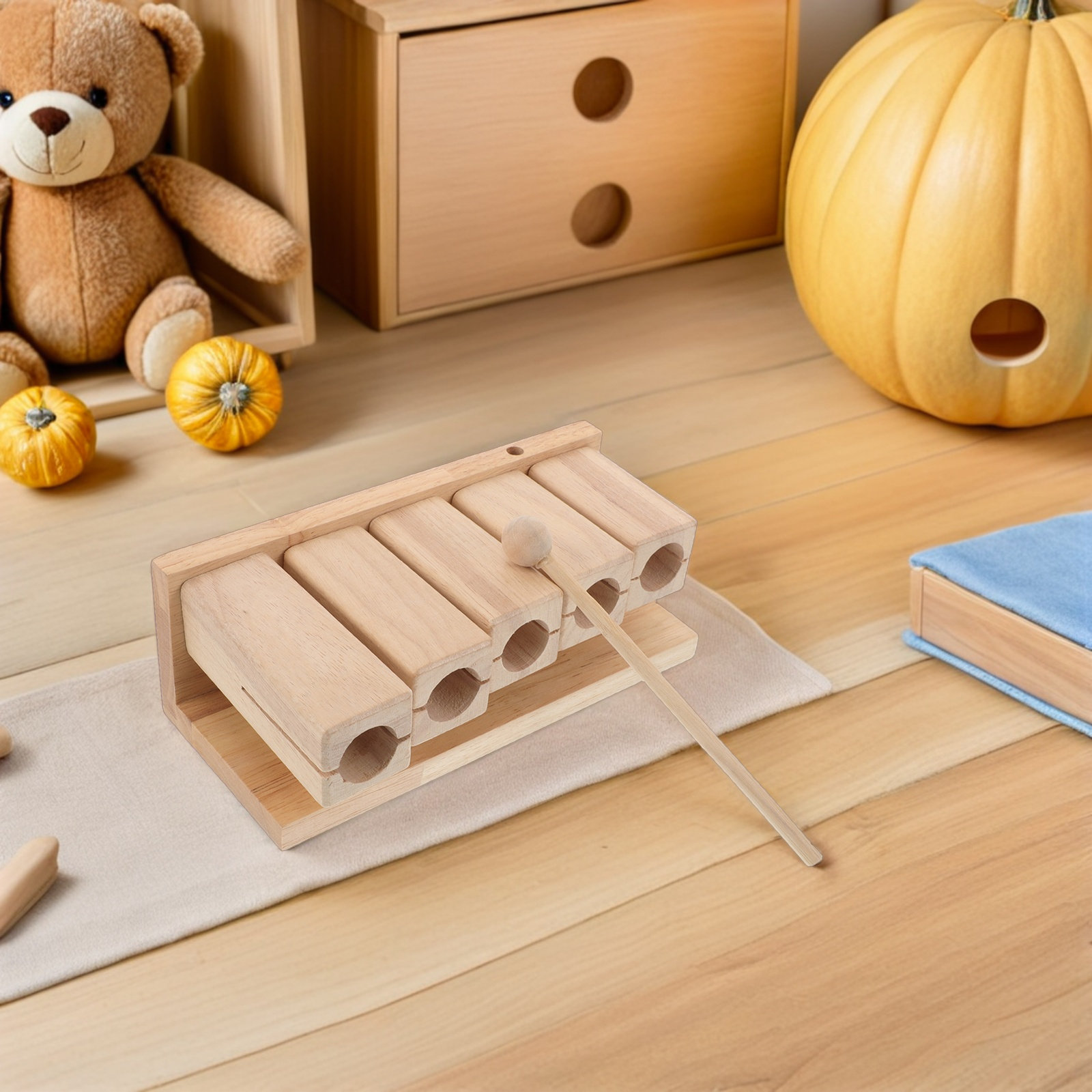 Wood Percussion Tones Hand Per - Kids Yoga Education recension och pris