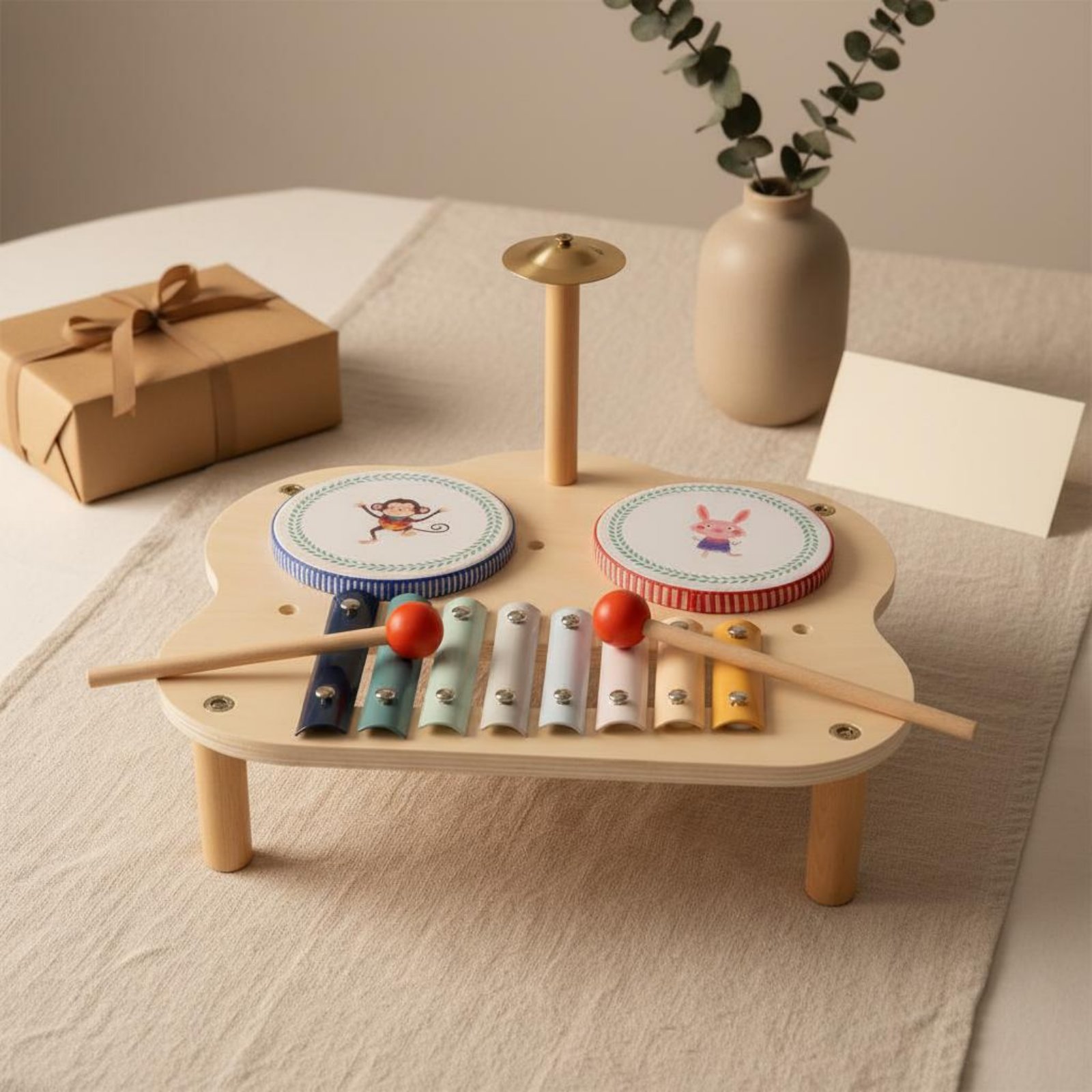 Wooden Music Station Child-Cen - Kids Education Table recension och pris