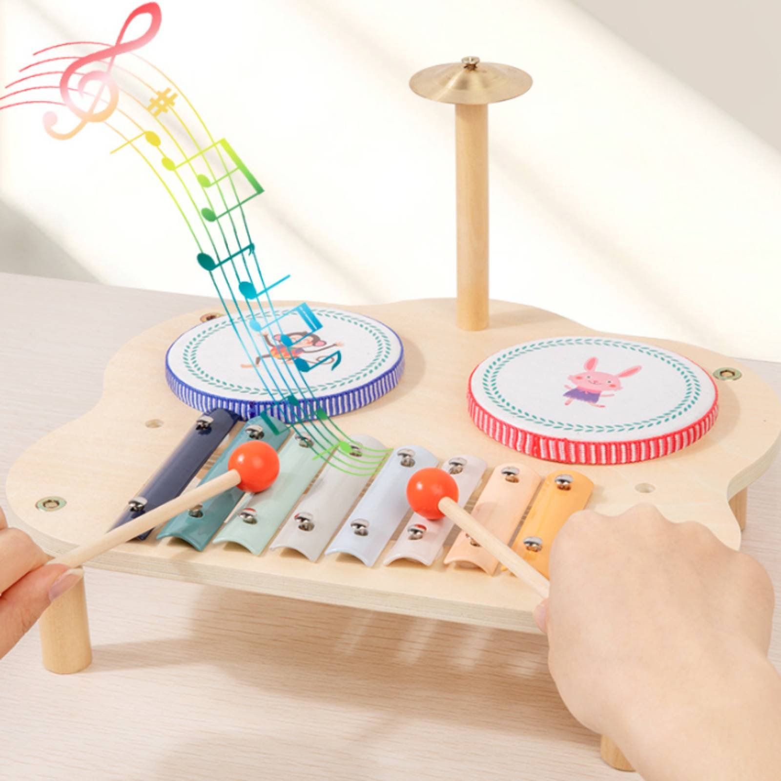Wooden Music Station Child-Cen - Kids Education Table recension och pris