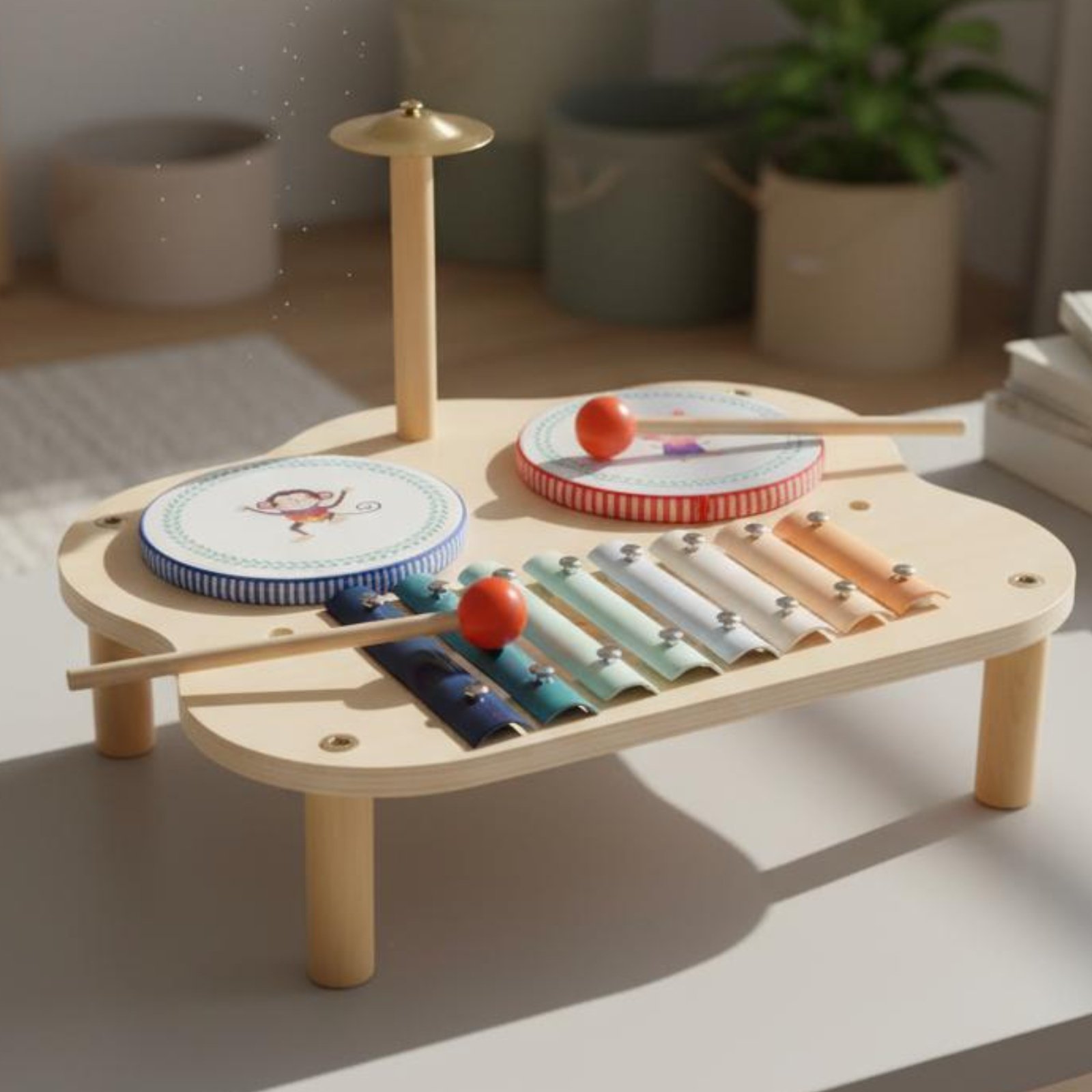 Wooden Music Station Child-Cen - Kids Education Table recension och pris