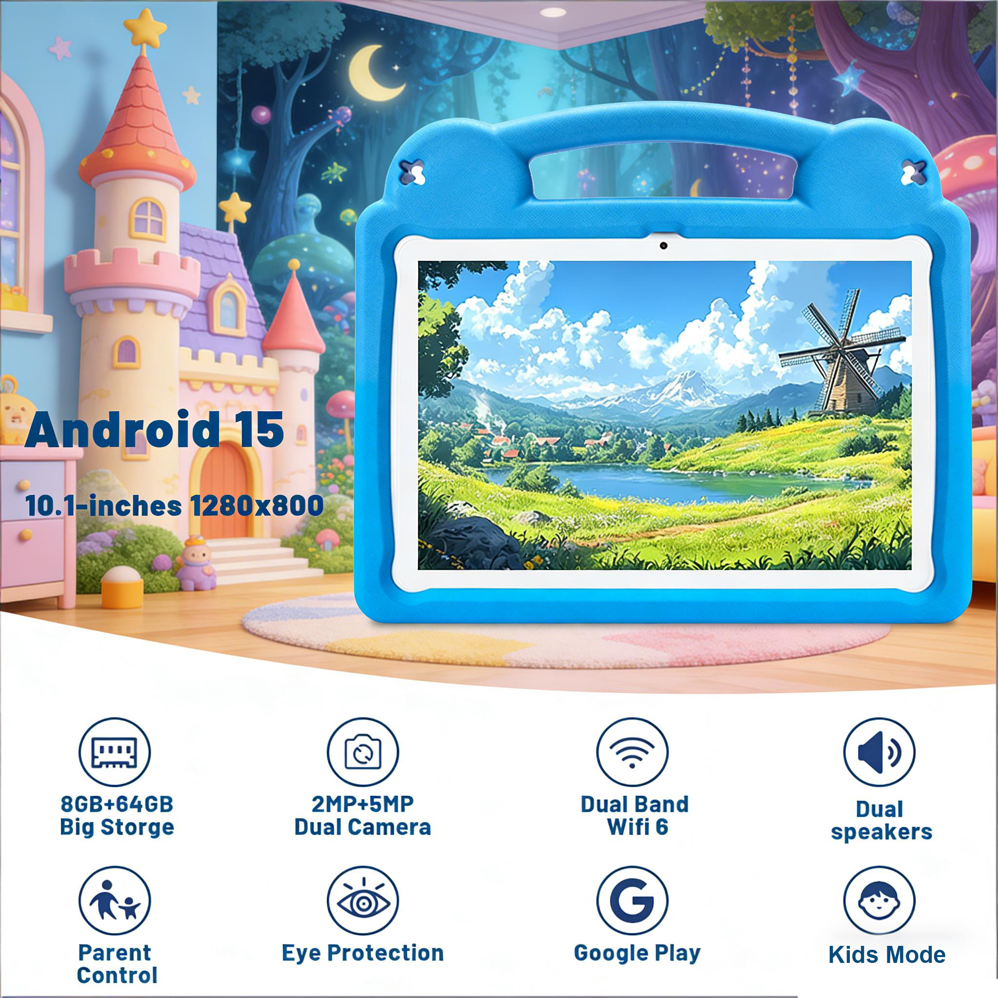 ANRY R16Pro Kids Tablet 10 Inc - Kids Education Tablets recension och pris