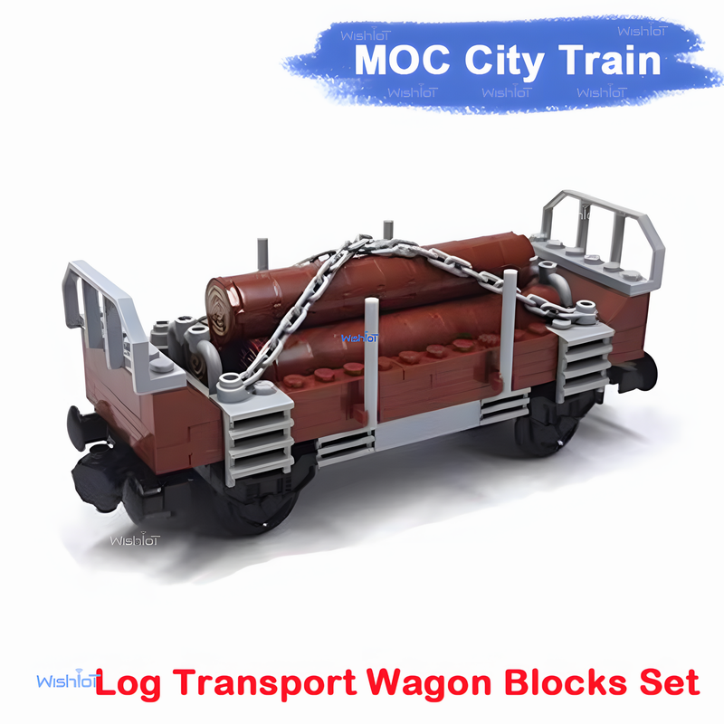MOC City Train Log Transport W - Kids Education Login recension och pris